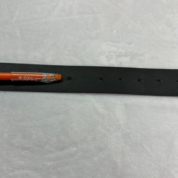 GUESS Genuine Leather Belt Black & Silver Southwestern Buckle Medium main image 6